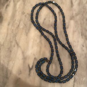 Glass necklace made by Martha’s Vineyard artist